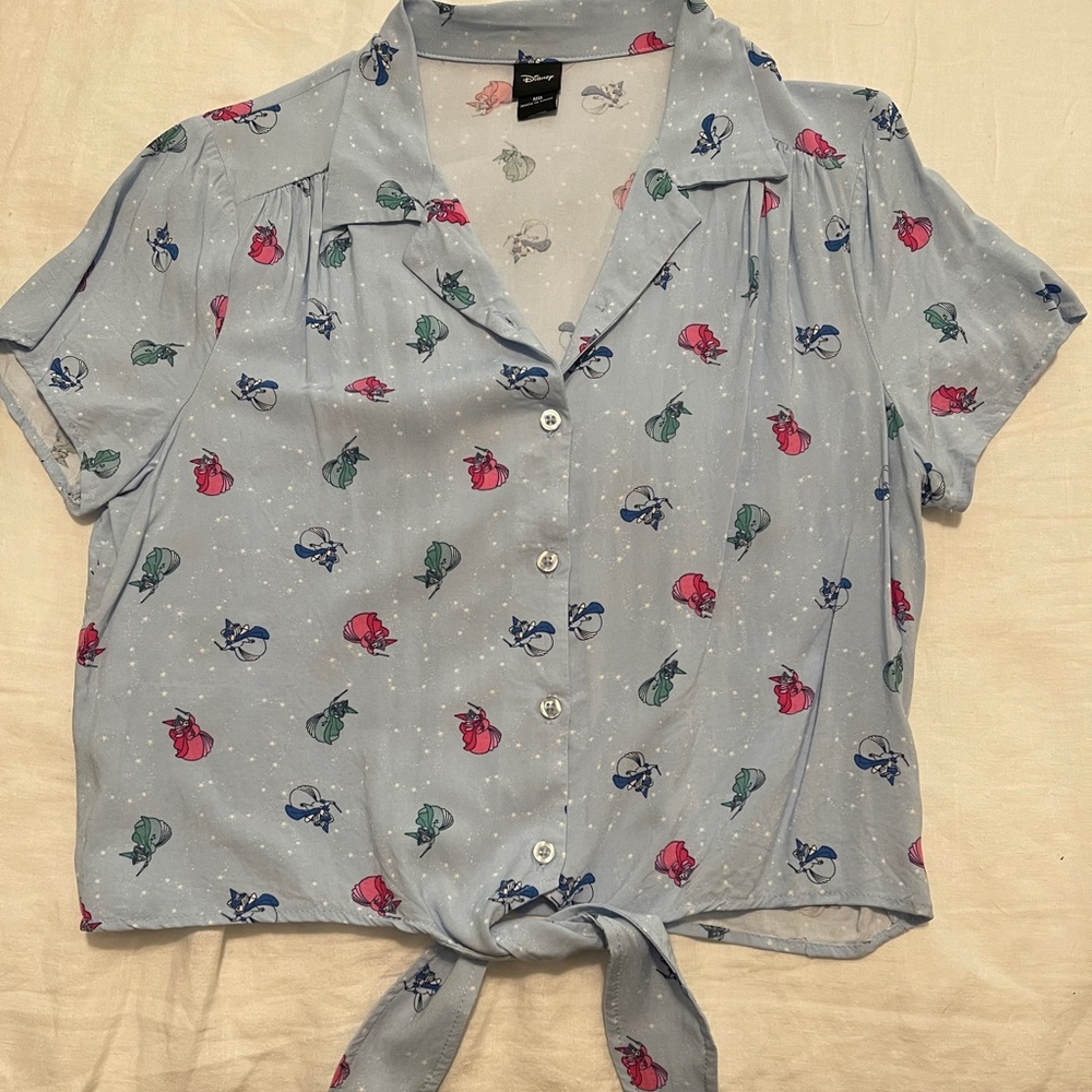 Crop Sleeping Beauty Godmothers Blouse